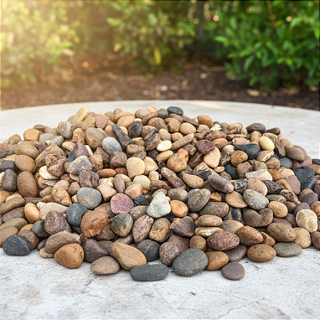 Pedra Seixo de Rio Mesclado