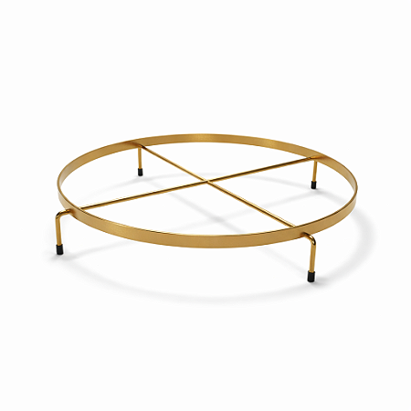 Suporte Rasteiro para Vasos em Aço - 21 ao 34 cm