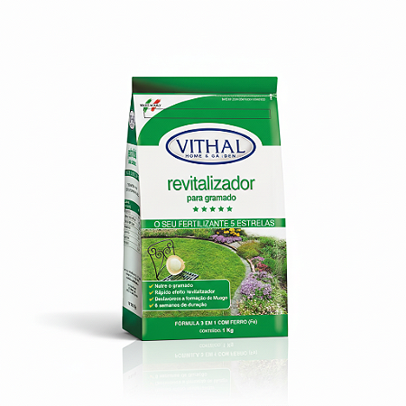 O Adubo/Fertilizante Revitalizador para Gramados Vithal