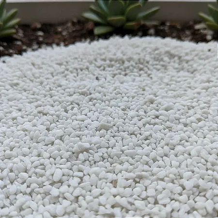 Cascalho Granilha Branco para Jardim