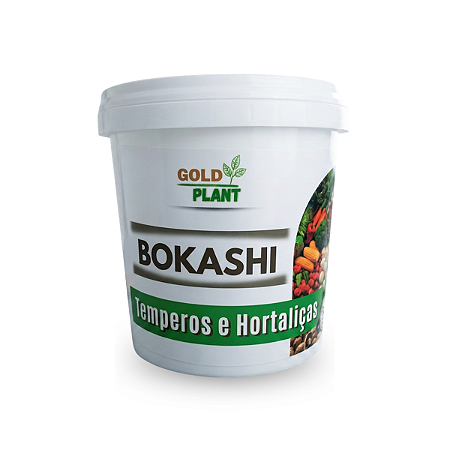 Adubo Orgânico Bokashi para Temperos e Hortaliças