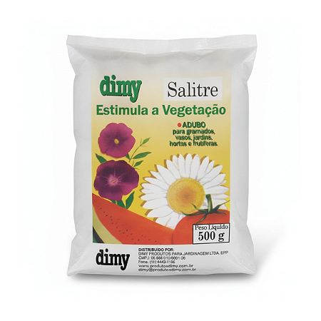 Fertilizante Salitre Dimy 500g para Crescimento Rápido