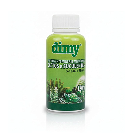 Fertilizante Líquido Dimy para Cactos e Suculentas 120ml