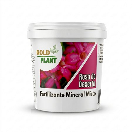Adubo Fertilizante para Rosas do Deserto Gold Plant