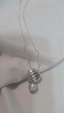 Colar onda pérola