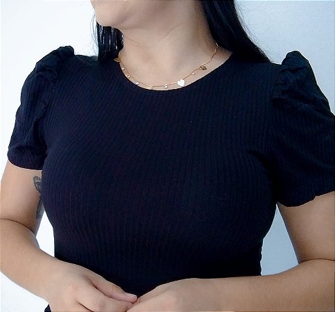 blusa bufante princesa