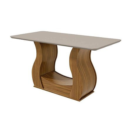 Base Dafne - Cor:Tampo Canto Copo Rovere Naturale/Off White