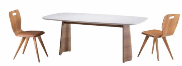 Conjunto Mesa Marcela 1,55cm Cadeiras Solana