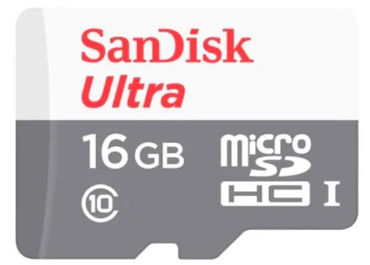 Cartão de Memória Sandisk Ultra 16GB / 32GB / 64GB Micro SD - Só Escolher