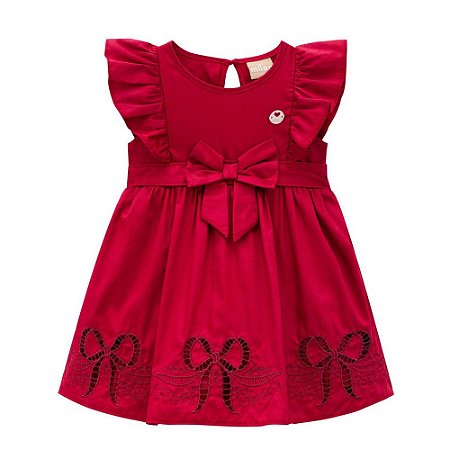 Vestido Infantil Vermelho