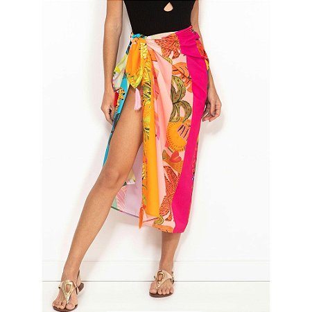 Canga Doce de Cor Achadinhos Estampada