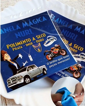 Flanela mágica Limpa Pratas