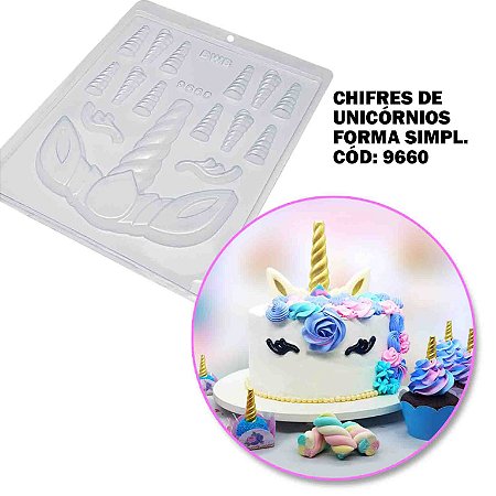 Forma Chifres de Unicórnios Simpl. Cód 9660 BWB