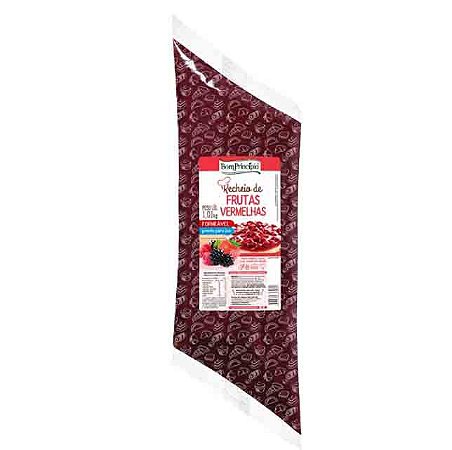 Recheio Frutas Vermelhas 1 Kg - Bom Princípio