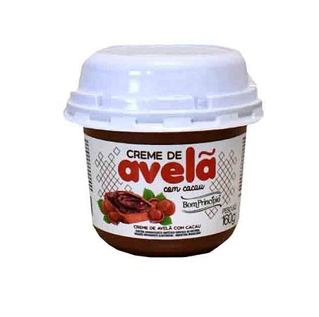 Creme de Avelã com Cacau para Rechear Bolos, Doces 160g