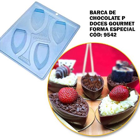 Forma Barca de Chocolate P 50g Cód 9542/BWB