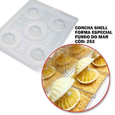 Forma Concha Shell Especial c Silicone Código 253 - BWB