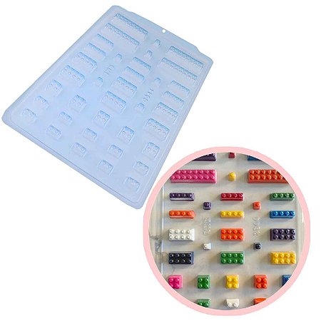 Forma Simples Semiprof. Blocos de Chocolate Cód SP3644 -BWB
