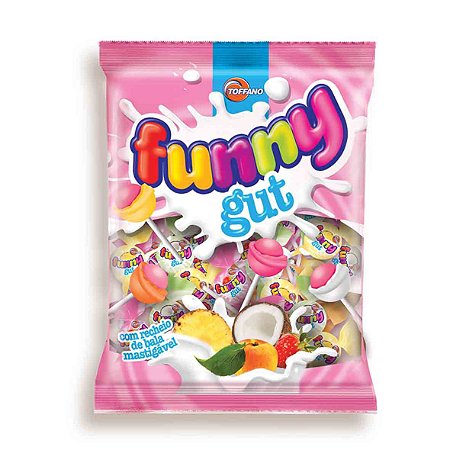 Pirulito Funny Gut Recheado 600g - Toffano