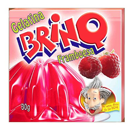Gelatina Brinq sabor Framboesa - Toffano
