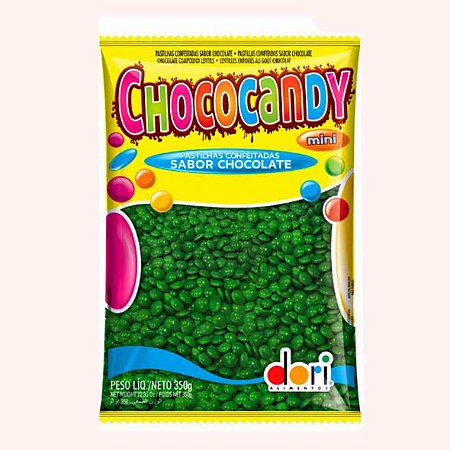 Chococandy Mini Pastilhas Confeitadas Verde 350g - Dori