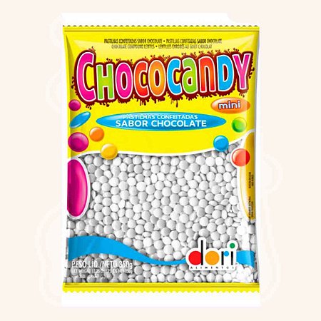 Chococandy Mini Pastilhas Confeitadas Branca 350g - Dori