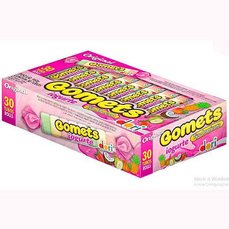 Gomets Goma Tubo Iogurte com 30 unidades - Dori