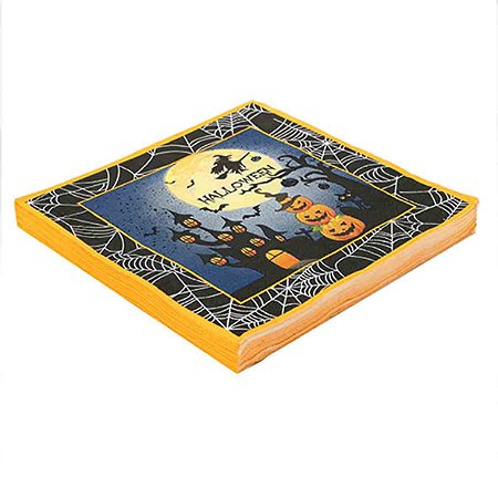 Guardanapo de Halloween Estampado com 20 un. - Silver