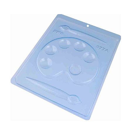 Forma Simples Paleta de Pintura com Pincel Cód 9774 -BWB