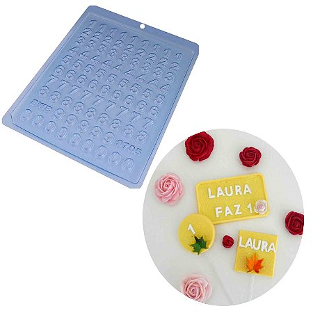 Forma Simples Mini Números Cód 9705 -BWB