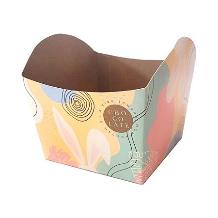Cestinha de Páscoa Candy Colors –Ideia