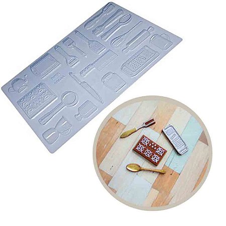 Forma Simples Semiprof. Utensílios do Chef Cód 10044 -BWB