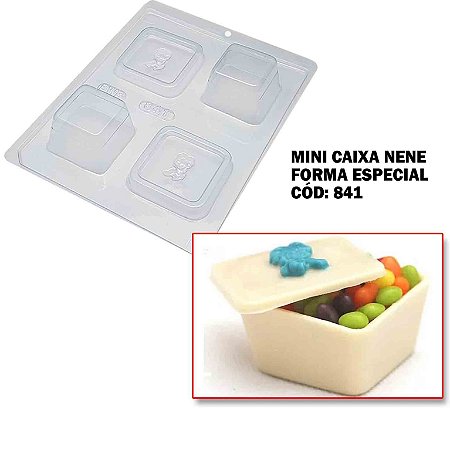 Forma Especial Mini Caixa Nene de Óculos Cód 841-BWB