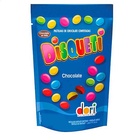 Disqueti Chocolate Confeitado 120g - Dori