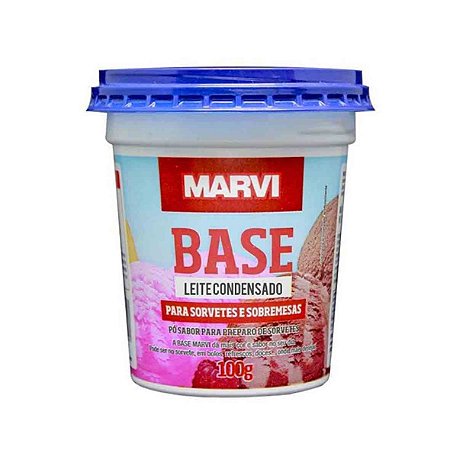 Base para Sorvete e Sobremesas sabor Leite Condensado -Marvi