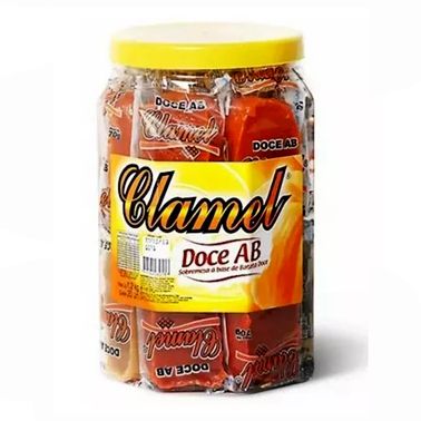 Doce Misto Batata Doce e Abóbora c/ 20 un X 60g Pote -Clamel