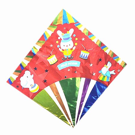 Saco Ovo de Páscoa Circo 100 á 150g com 25 unidades - Carber
