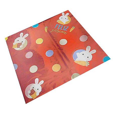 Saco Ovo de Páscoa Floquinhos Vm 150 á 200g c/ 25 un- Carber