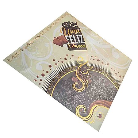 Saco Ovo de Páscoa Tablete p/ 500g à 750g c/ 25 un - Carber