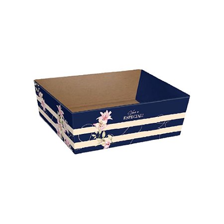 Bandeja PP Papelão Floral "Com Carinho" Ref GL11 - JR