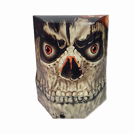Caixa de Papel p/ Halloween Zumbi - Kaixote