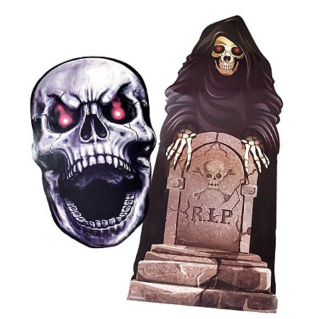 Kit Painel Caveira Halloween 02 un 7080/56 -Kaixote