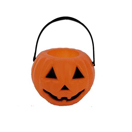 Mini Balde de Halloween Abóbora 1 Unidade - Silver