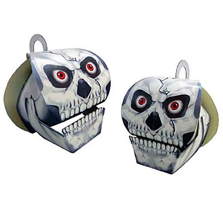 Enfeite de Halloween Caixinha Mini Caveira c/ 5 un - Kaixote