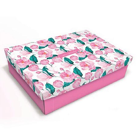 Caixa Retângular Estampa Floral  Ref AN7 - JR (4)
