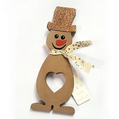 Decoração de Madeira Boneco de Neve DM004 - SB Aces
