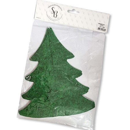 Decoração de Porta Pinheiro em Feltro Verde DM008 - SB Aces (12)