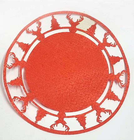Decoração Natal Souplast c/ Detalhes Árvore Vermelho SS014 - SB Aces (12)