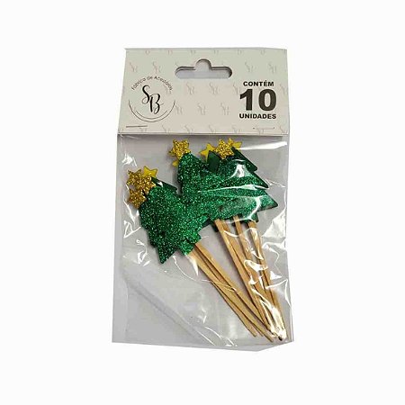 Apliques no Palito Pinheiro c/10  Un LD047 - SB Aces (12)
