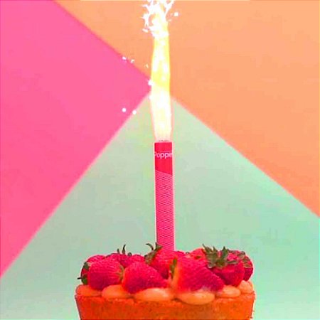 Vela Estrelinhas Cascata p/ Festas 1 Unidade - Popper